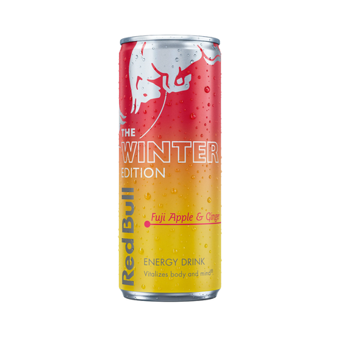 Red bull Winter edition Fuji apple & Ginger 250 ml (incl statiegeld)